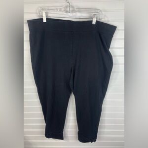 Torrid Black Elastic Waist Pull On Leggings Size 4 Women’s EUC